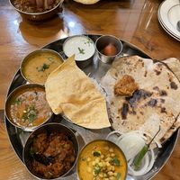Rajasthani thali  at Kesar's in East Windsor
