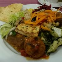 My plate at Jardim das Cerejas - Chiado in Lisbon