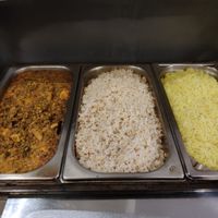 Vegan Buffet, lentils & rice at Jardim das Cerejas - Chiado in Lisbon
