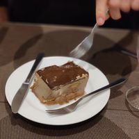Dessert, chocolate mousse ? at Jardim das Cerejas - Chiado in Lisbon