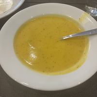 Same soup , lighter color this time   at Jardim das Cerejas - Chiado in Lisbon