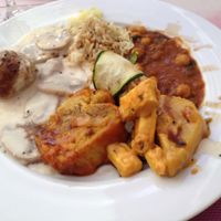 tasty and creamy vegan food at Jardim das Cerejas - Chiado in Lisbon