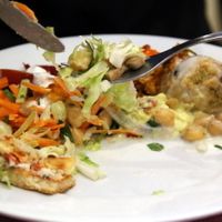 buffet food 2 at Jardim das Cerejas - Chiado in Lisbon