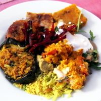 buffet food 1 at Jardim das Cerejas - Chiado in Lisbon