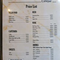 Drinks sold separately at Jardim das Cerejas - Chiado in Lisbon