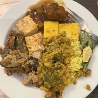 Lunch buffet Oct 3, 2022 - all vegan  at Jardim das Cerejas - Chiado in Lisbon