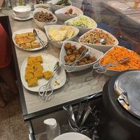 Cold part of the buffet   at Jardim das Cerejas - Chiado in Lisbon