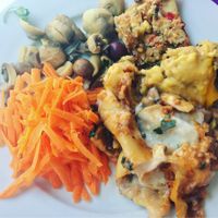 buffet  at Jardim das Cerejas - Chiado in Lisbon