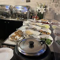 Hot food  at Jardim das Cerejas - Chiado in Lisbon