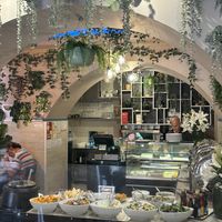 Buffet corner   at Jardim das Cerejas - Chiado in Lisbon