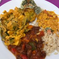 my hot plate at Jardim das Cerejas - Chiado in Lisbon