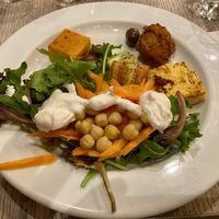 Cold salad dishes   at Jardim das Cerejas - Chiado in Lisbon