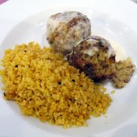 Tasty almóndegas! at Jardim das Cerejas - Chiado in Lisbon
