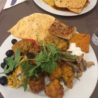 buffet at Jardim das Cerejas - Chiado in Lisbon