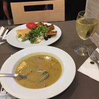 Amazing soup! at Jardim das Cerejas - Chiado in Lisbon