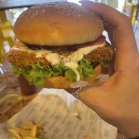 Seitan burger ($3.50)  at Burgershack in Kampot