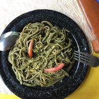 Pasta pesto at Verde Vegano  in Oaxaca