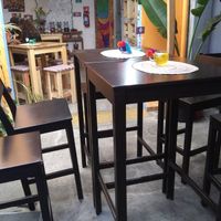 Seating at Verde Vegano  in Oaxaca