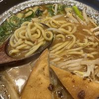 The noodles   at Takesan Ramen - Obuse in Nagano