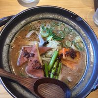 Vegan ramen  at Takesan Ramen - Obuse in Nagano