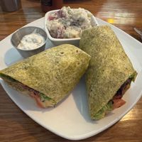 Falafel Wrap at Palm Greens Cafe in Palm Springs