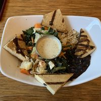 Macrobiotic bowl with Tofu  at Palm Greens Cafe in Palm Springs