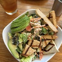 Avocado roll in a bowl  at Palm Greens Cafe in Palm Springs
