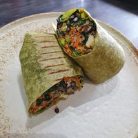 Veggie burrito at Easy Health in Pattaya
