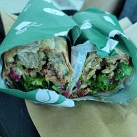 Falafel wrap at DXB - Treehouse Juicery - T3 in Dubai