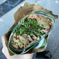 Falafel wrap from Treehouse Juicery, T3, DXB   at DXB - Treehouse Juicery - T3 in Dubai