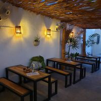 Clean and funky place off the main beach road at No Fish Today in Weligama