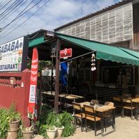 Outdoor seating    at Sababa in Chiang Mai