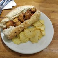 Tofu chicken sandwich at The Funky Monkey in Stockport