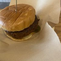 Burger at Friend of Mine  in Bridge Of Allan