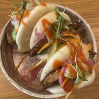 Smoked tofu bao at Friend of Mine  in Bridge Of Allan