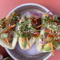 Sesame tofu bao buns at Friend of Mine  in Bridge Of Allan