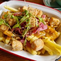 Katsu chips with crispy tofu at Friend of Mine  in Bridge Of Allan