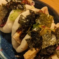 Crispy ginger tofu bao at Friend of Mine  in Bridge Of Allan