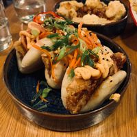 Tofu Baos. I could eat this till I explode. So good. at Friend of Mine  in Bridge Of Allan