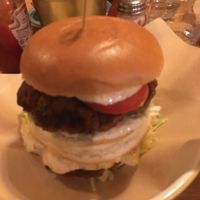 FoM burger  at Friend of Mine  in Bridge Of Allan