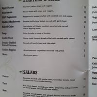 Menu at Fresh Start Bistro in Campbell River