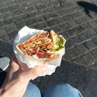 Vegetable burrito at With Love Burrito in Maastricht