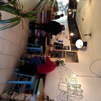 Indoor, small sitting area at With Love Burrito in Maastricht
