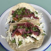 Portobello tacos  at With Love Burrito in Maastricht