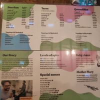 Menu at With Love Burrito in Maastricht