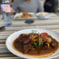 Gebratener Seitan at Hilberger's Beisl in Kaprun