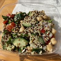 Quinoa salad at Dodge Street Coffeehouse in Iowa City
