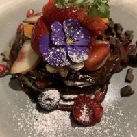 Almond and rice pancake  at Le Potager de Charlotte - Rennequin in Paris