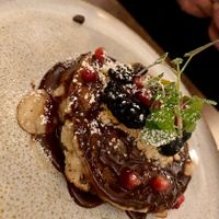 Almond and rice pancake  at Le Potager de Charlotte - Rennequin in Paris