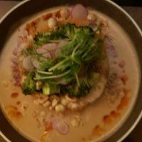 Sweet potato puree main course at Le Potager de Charlotte - Rennequin in Paris